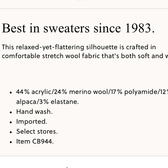 J. Crew Johnny Collar sweater. Size medium - Picture 7 of 7